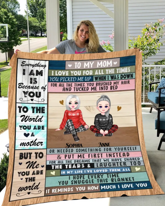 To Mom| Reminds You of How Much I Love You | Blanket 50 x60 inch
