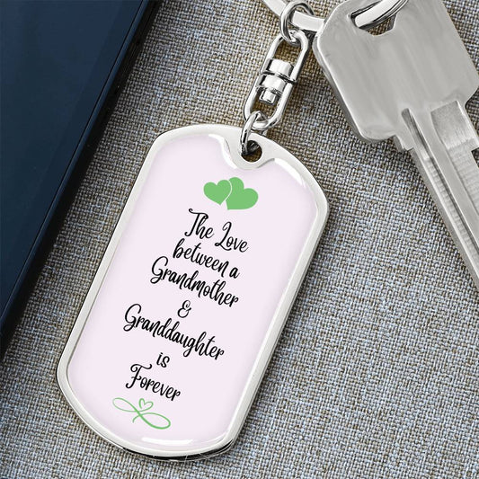 The Love Between A Granddaughter & Grandmother | Key Chain