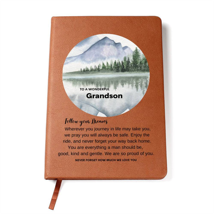 Wonderful Grandson - Follow Your Dreams - Journal