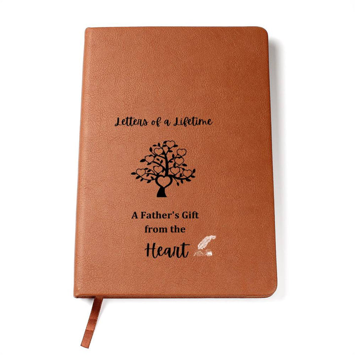 Letters Of A Lifetime Father's Gift of Love | Vegan Leather Journal