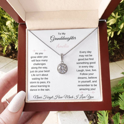 To My Granddaughter | Laugh Love Live | Eternal Hope Necklace