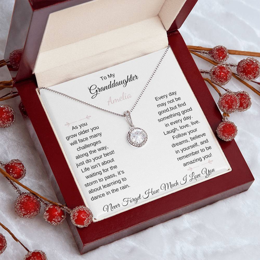 To My Granddaughter | Laugh Love Live | Eternal Hope Necklace