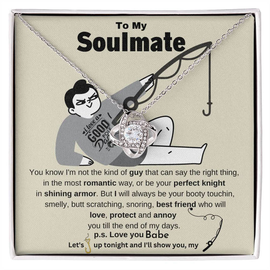 To My Soulmate | Personalize Love Knot | Love Protect & Annoy
