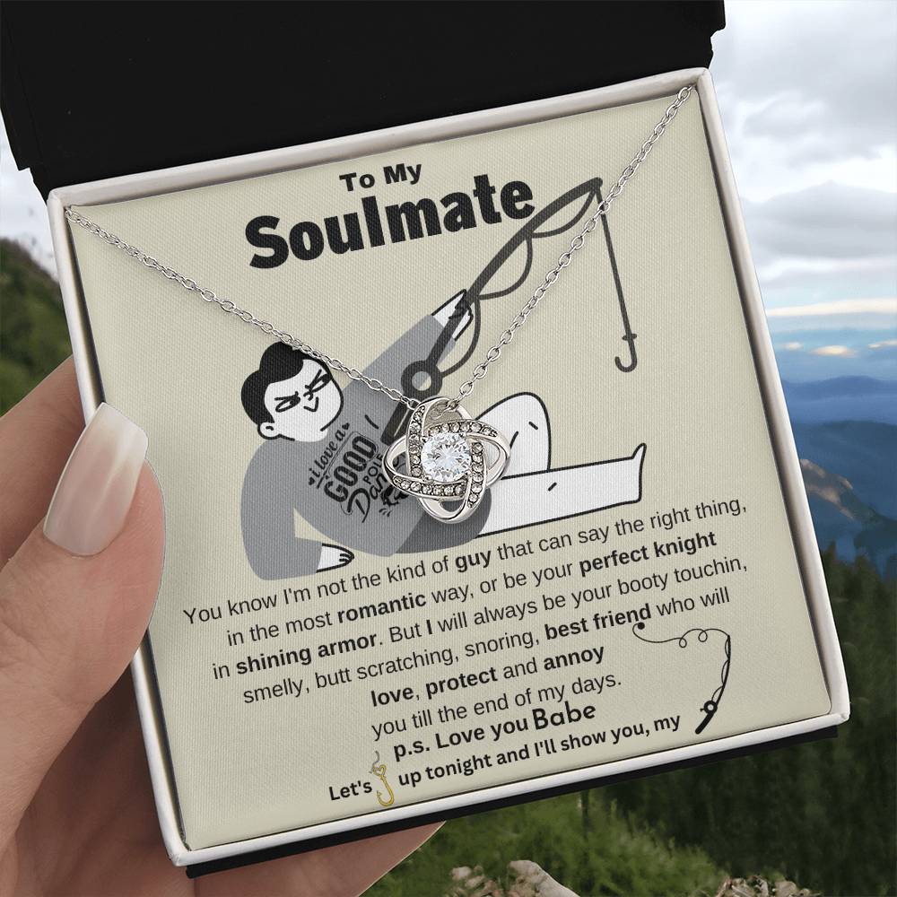 To My Soulmate | Personalize Love Knot | Love Protect & Annoy