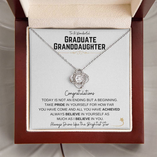 To A Wonderful Graduate Granddaughter | Congratulations🎓 | Love Knot