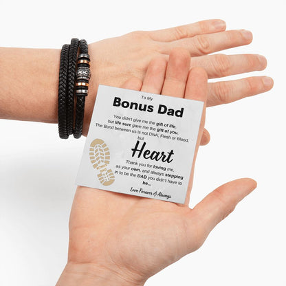 Bonus Dad | Heart | Love You Forever Bracelet