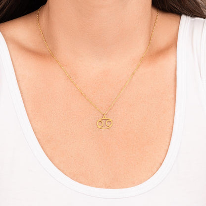To My Cancer Star | Characteristics | Love Floral Zodiac Necklace
