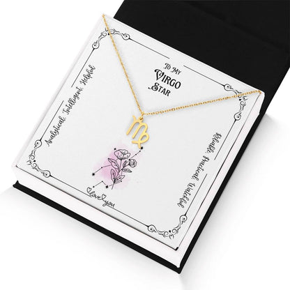 To My Virgo Star | Characteristics | Love Floral Zodiac Necklace