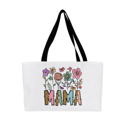 Mama | Leopard Floral | Oversize Tote