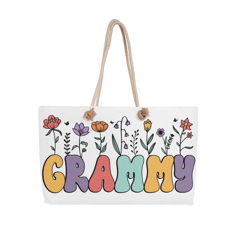 Grammy Floral | Oversize Tote