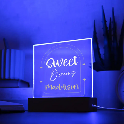 Simple Arched Personalization LED Night Light