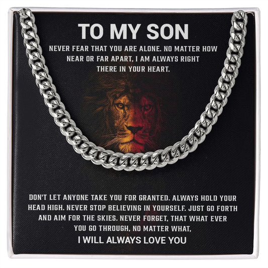 To My Son | Never Fear| Cuban link