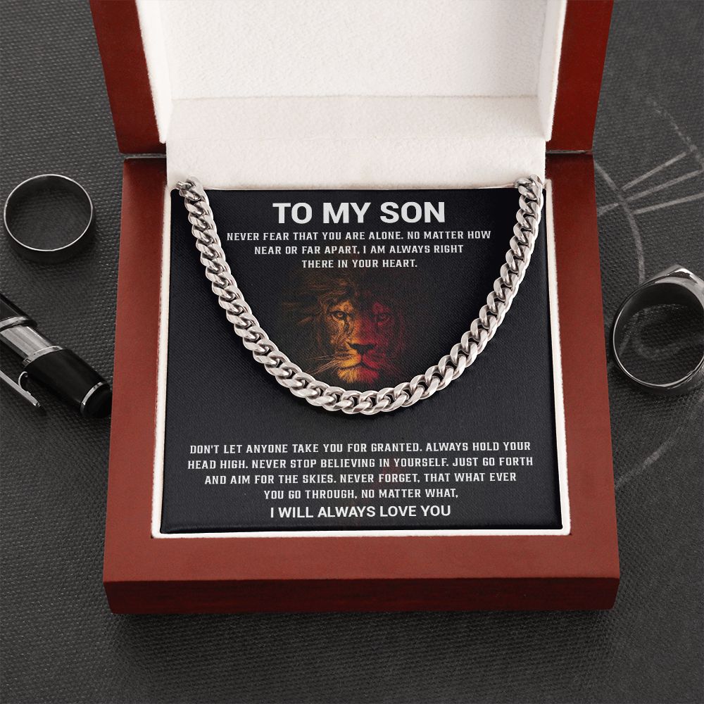 To My Son | Never Fear| Cuban link