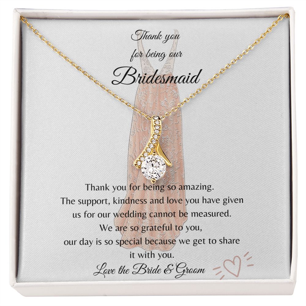 Bridesmaid Thank you| Alluring Beauty