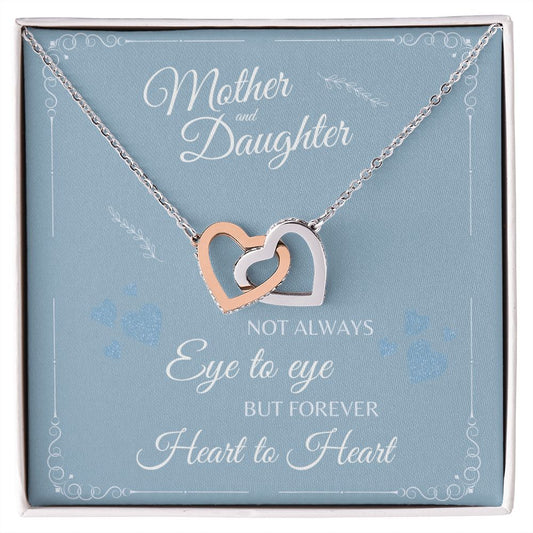 Mother & Daughter| Heart to Heart| Interlocking Hearts