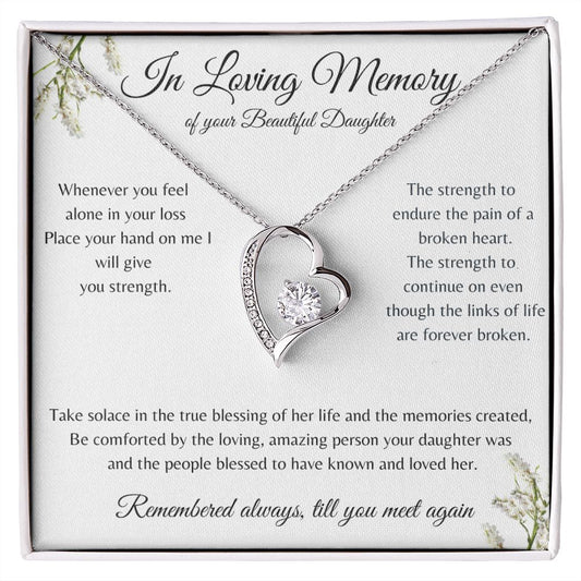 In Loving Memory Daughter| True Blessing of their Life| Forever Love