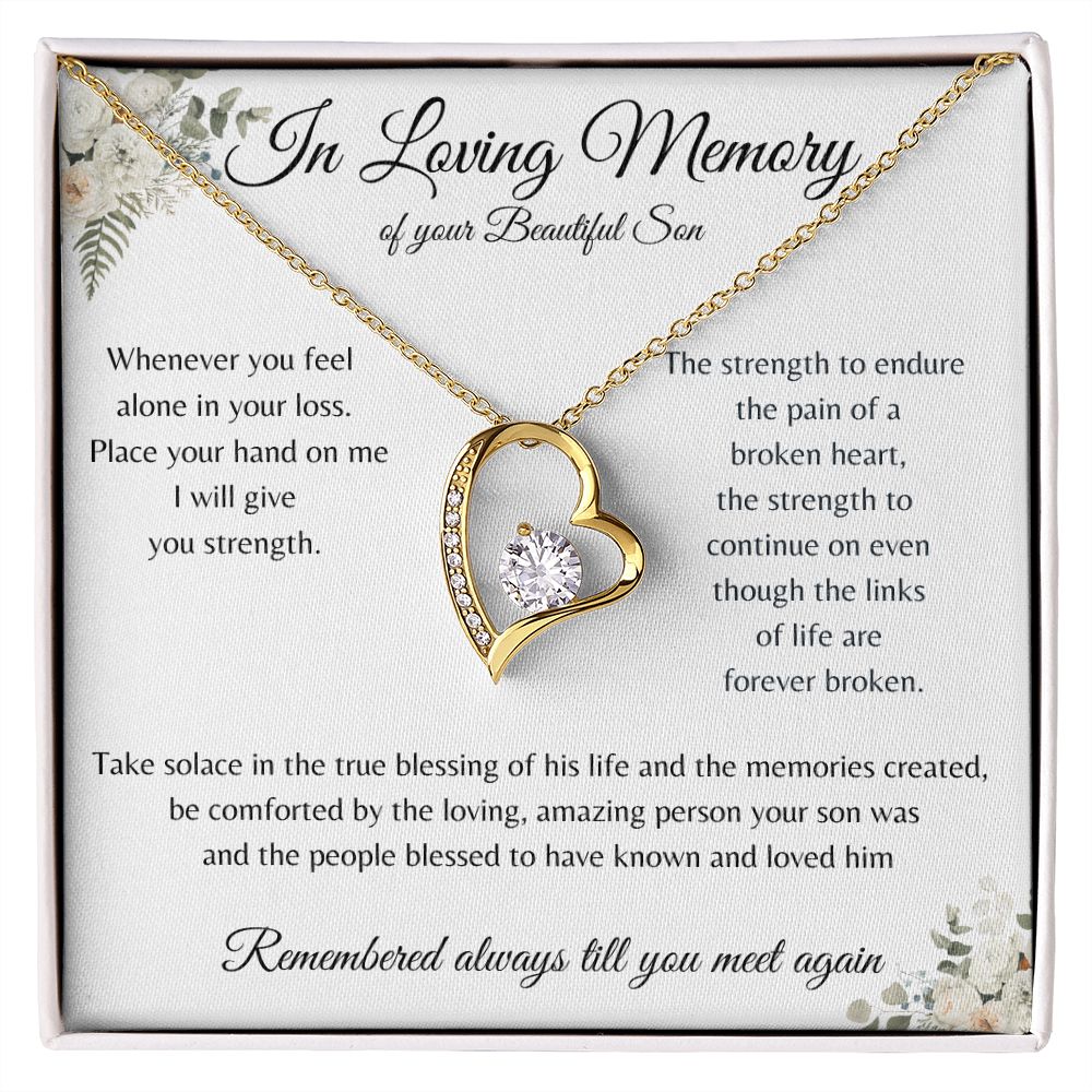 In Loving Memory of your Son| Take Solace| Forever Love